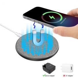 Apple 12 wireless charger magnetic wireless charger single coil aluminum alloy CNC wireless charger