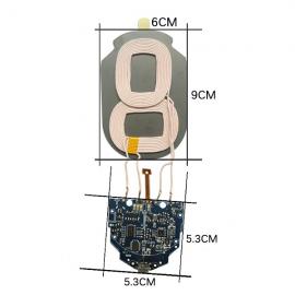 Wireless charging transmitter module PCBA board double coil