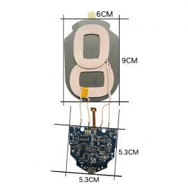 无线充电发射器模块PCBA板双线圈