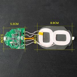 Double coil QI fast wireless charging module 10W/7.5W, universal Android / Apple, diy modified
